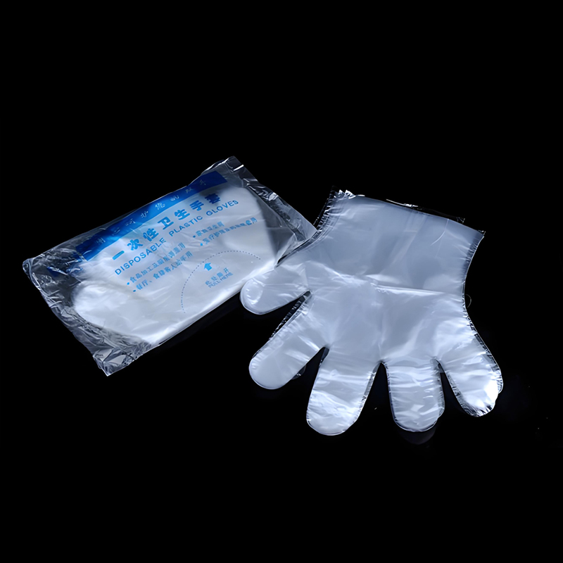 Sarung tangan HDPE putih pudar kalis air dan kalis minyak Sarung tangan HDPE putih pudar kalis air dan kalis minyak